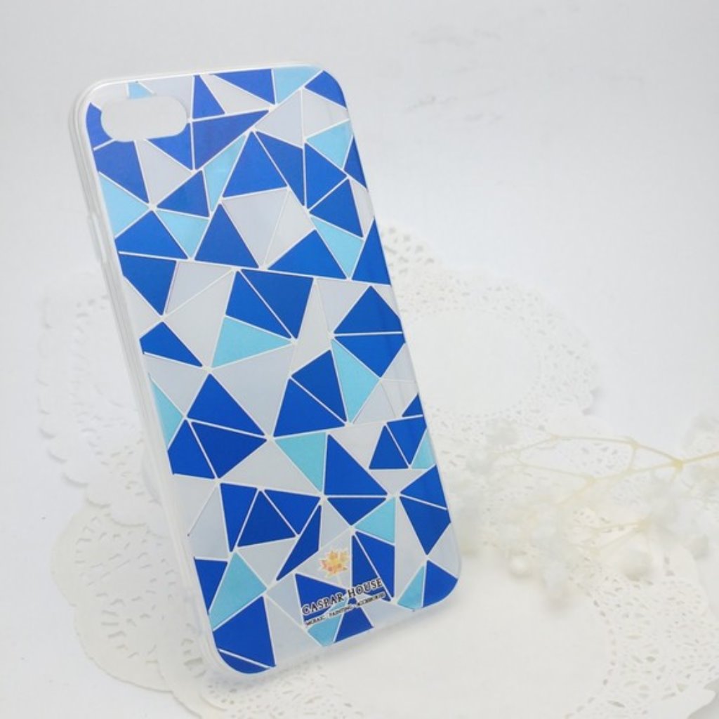 馬賽克手機殼 iPhone 7 plus (藍色) 