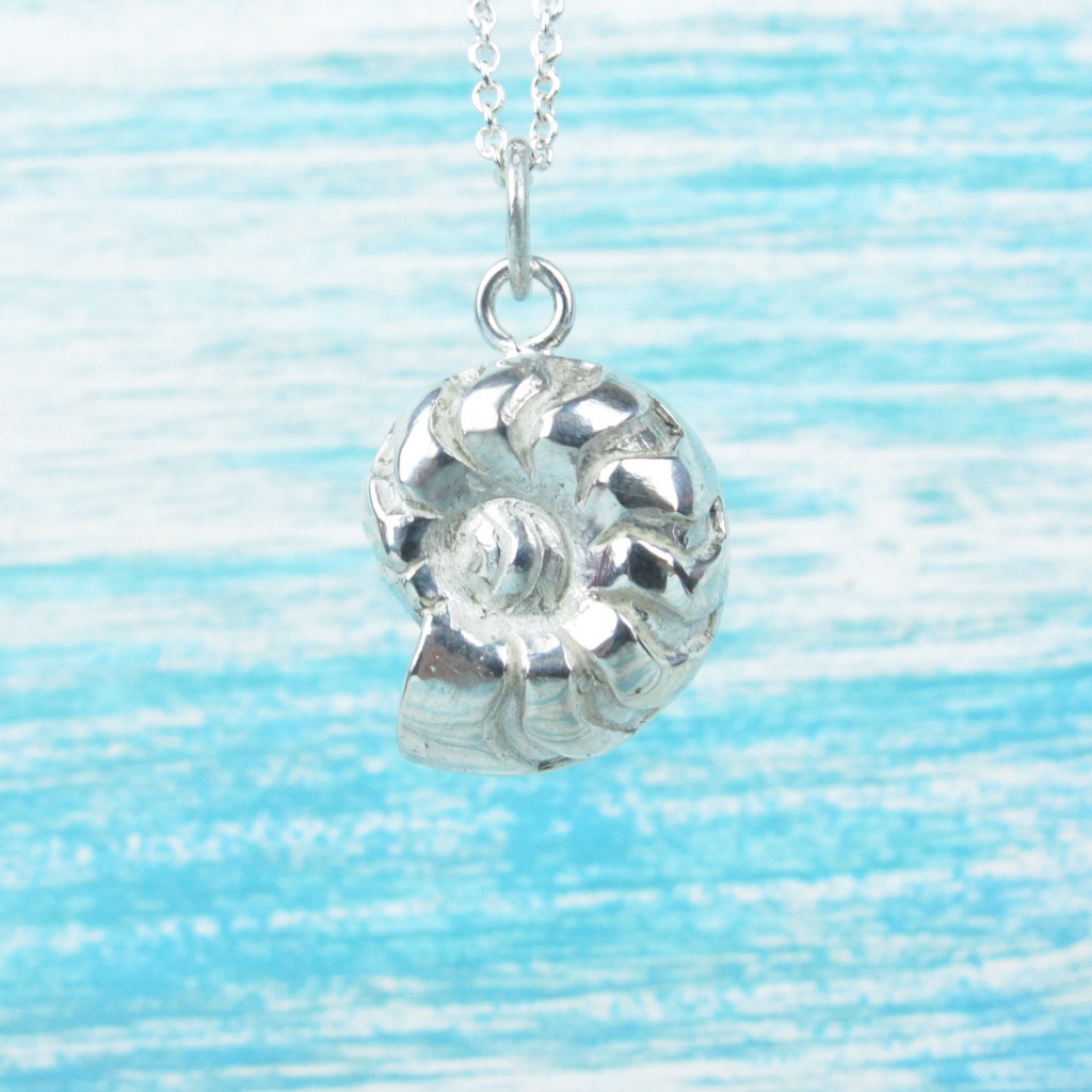 【Diving silver】925銀海洋潛水銀飾--鸚鵡螺項鍊