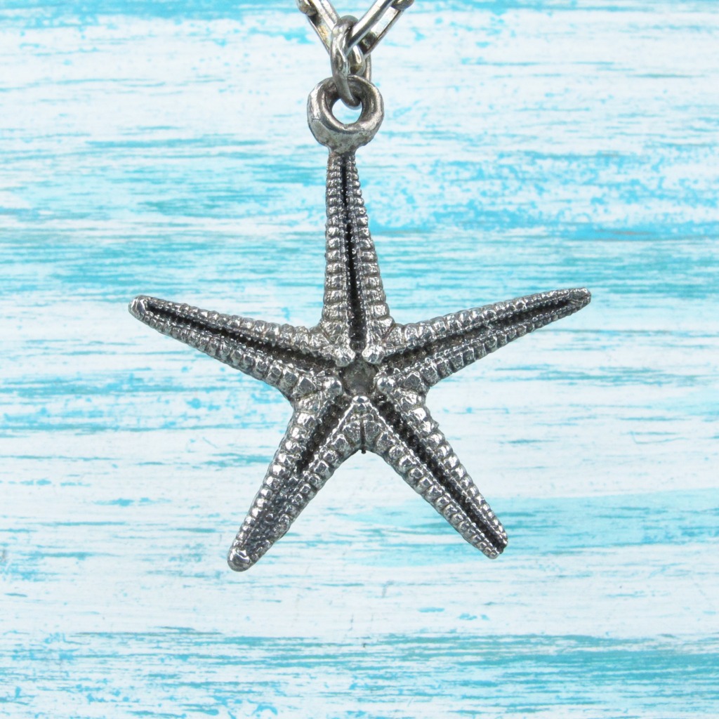 【Diving silver】925銀海洋潛水銀飾--大海星項鍊