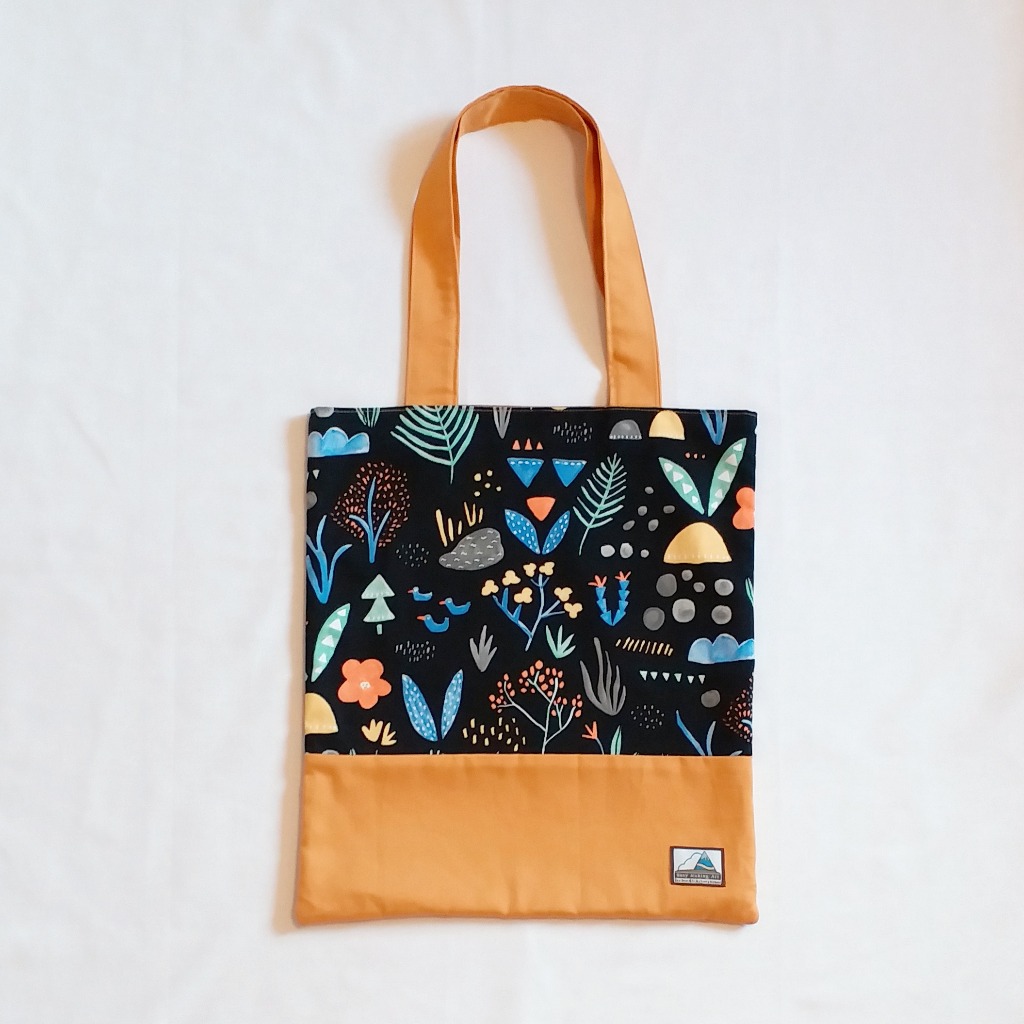 大自然圖案側背布袋  Nature Pattern Cotton Tote Bag