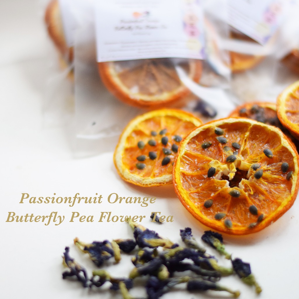 熱情果香橙蝶豆花茶 Passionfruit Orange Butterfly Pea Flower Tea