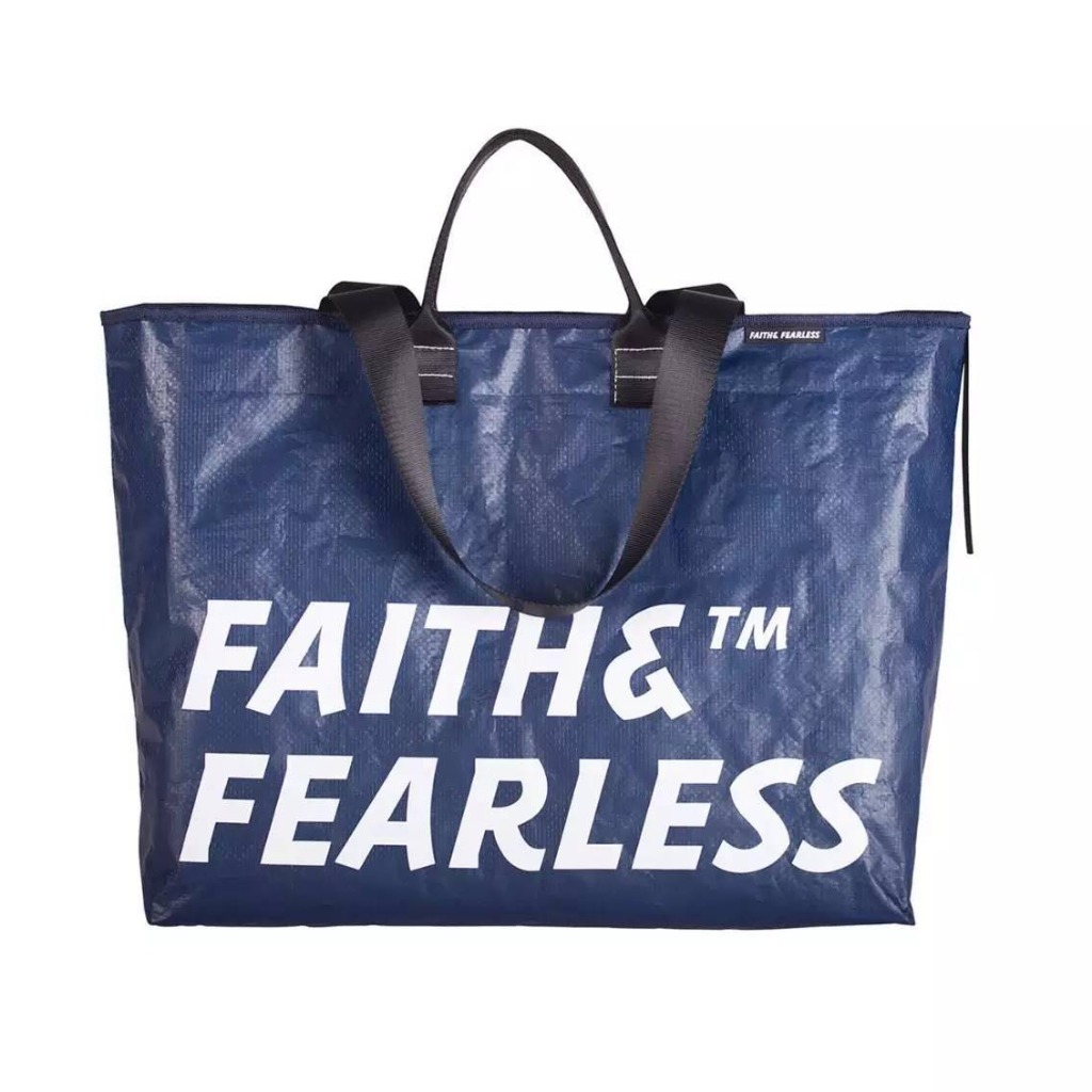 Faith & Fearless Pop Bag袋_海軍藍