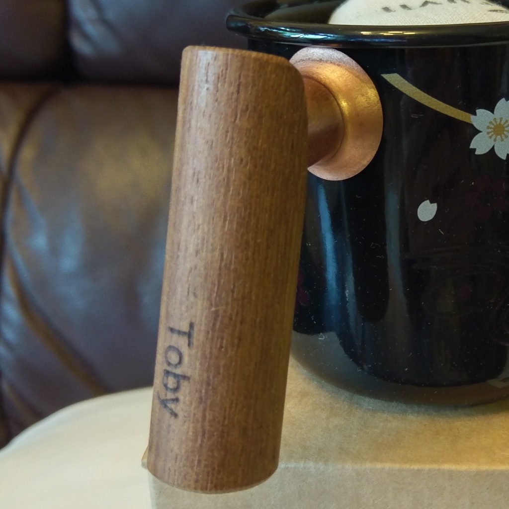 訂製 Truvii 琺瑯杯木柄 - 緬甸柚木 (加購)