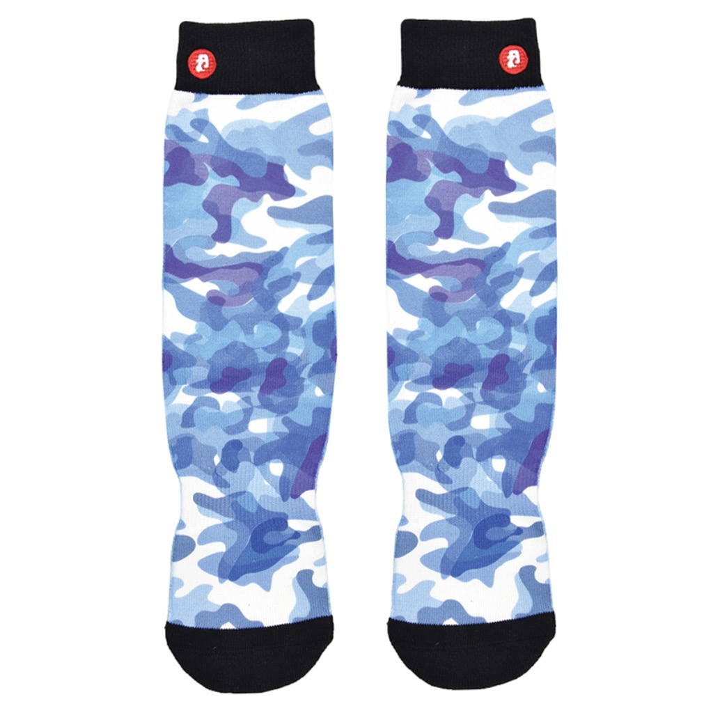Abstract Blue Camouflage S/M