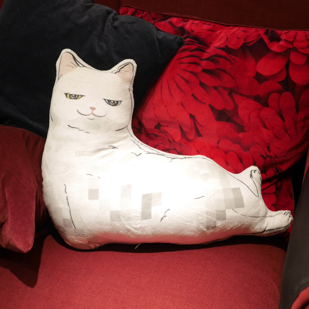 貓抱枕 Cushion-White