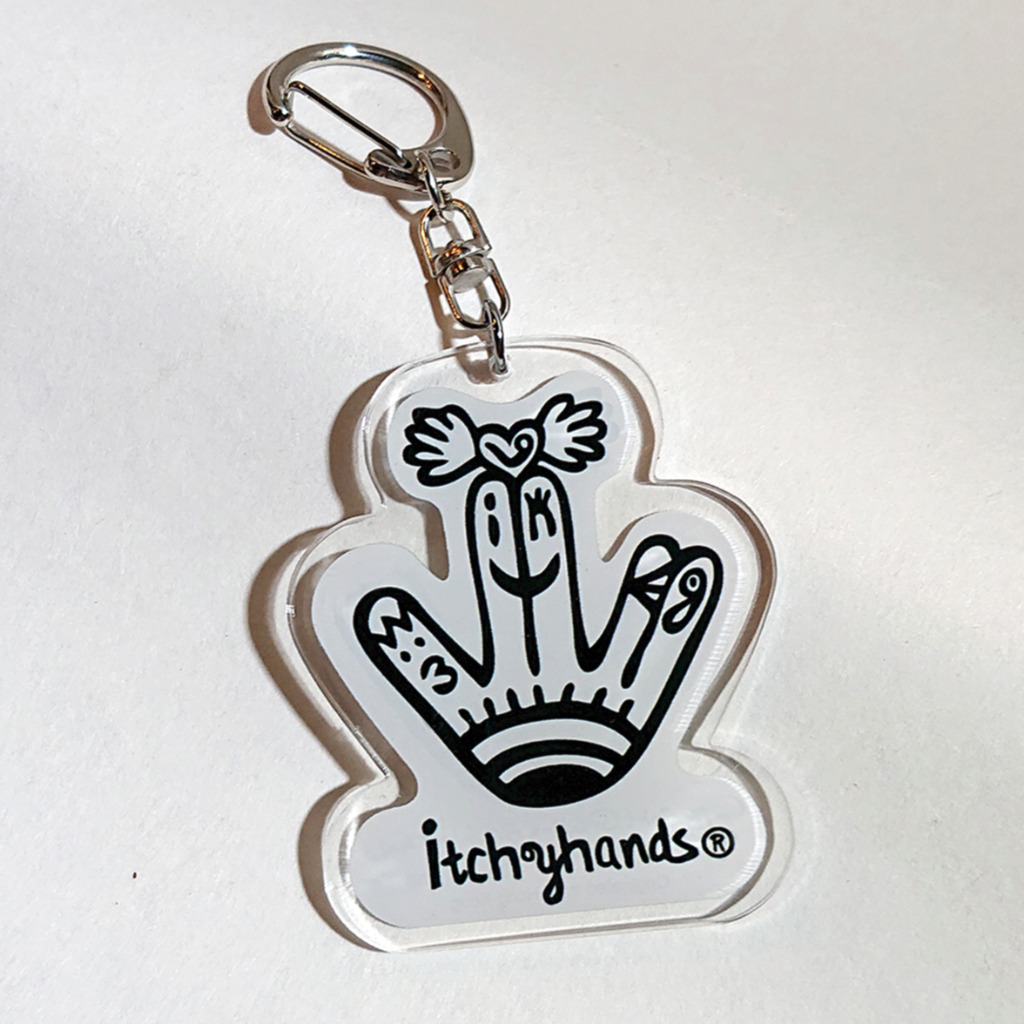 itchyhands 品牌個性亞克力鑰匙扣