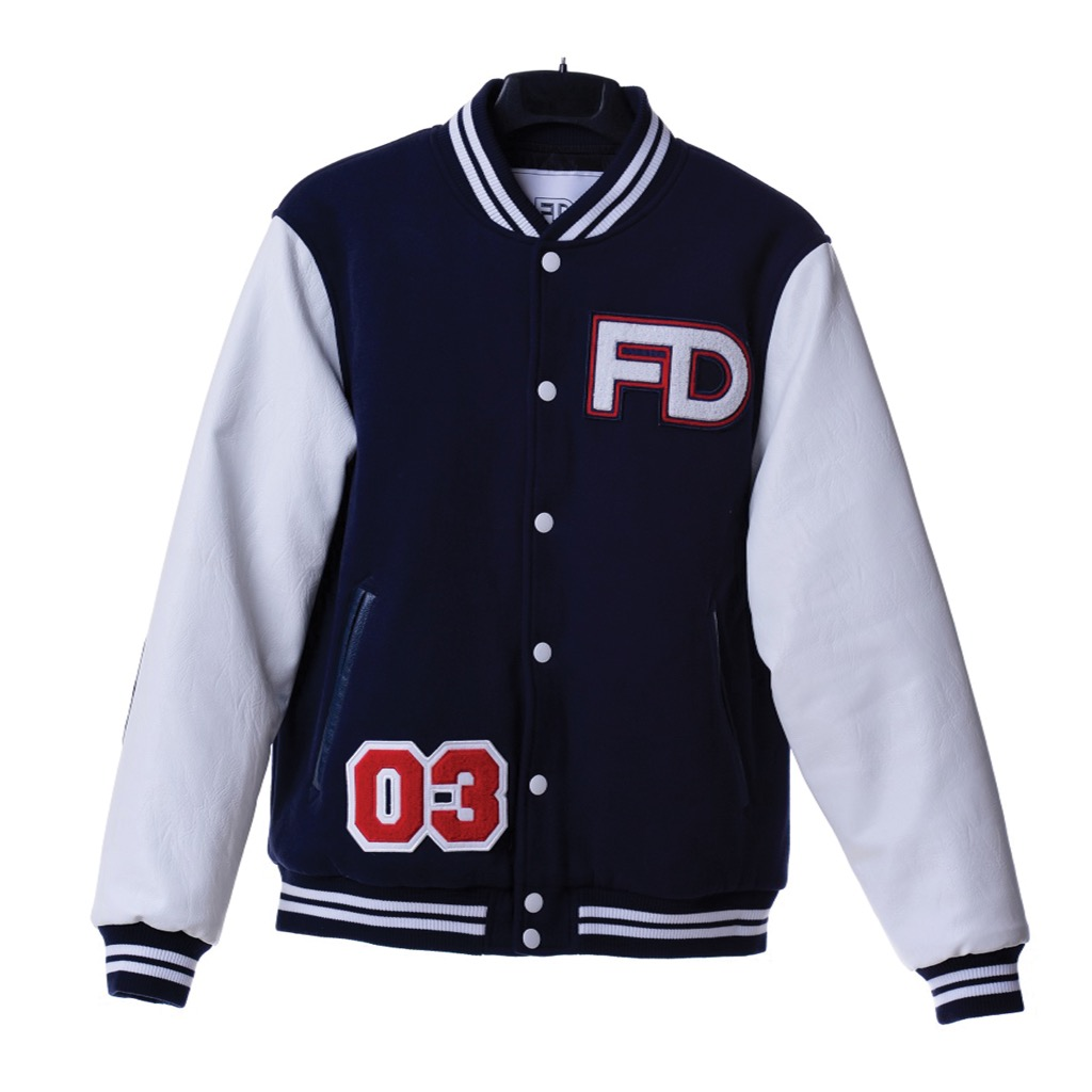 Fool's Day Baseball Jacket Blue