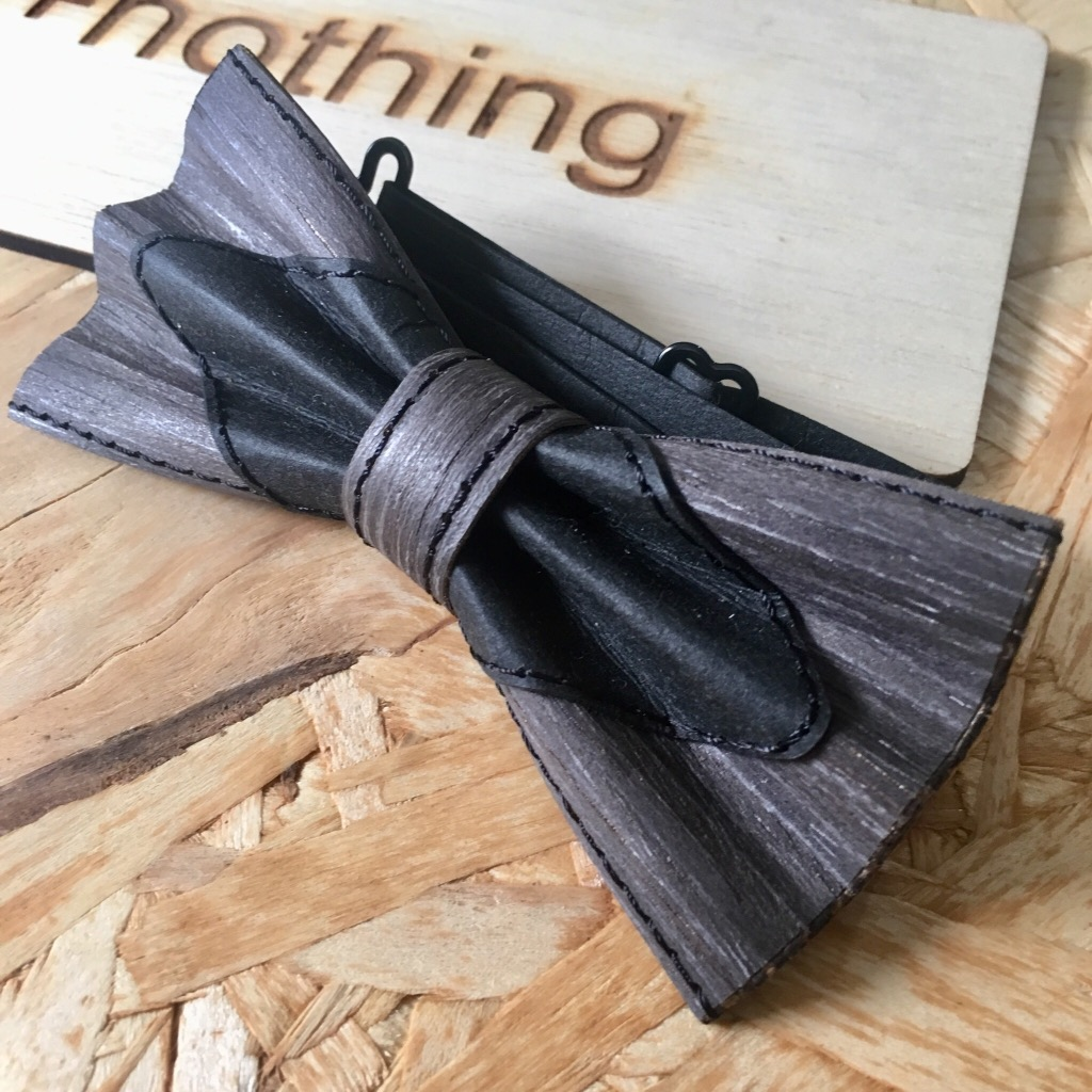 木製bow tie