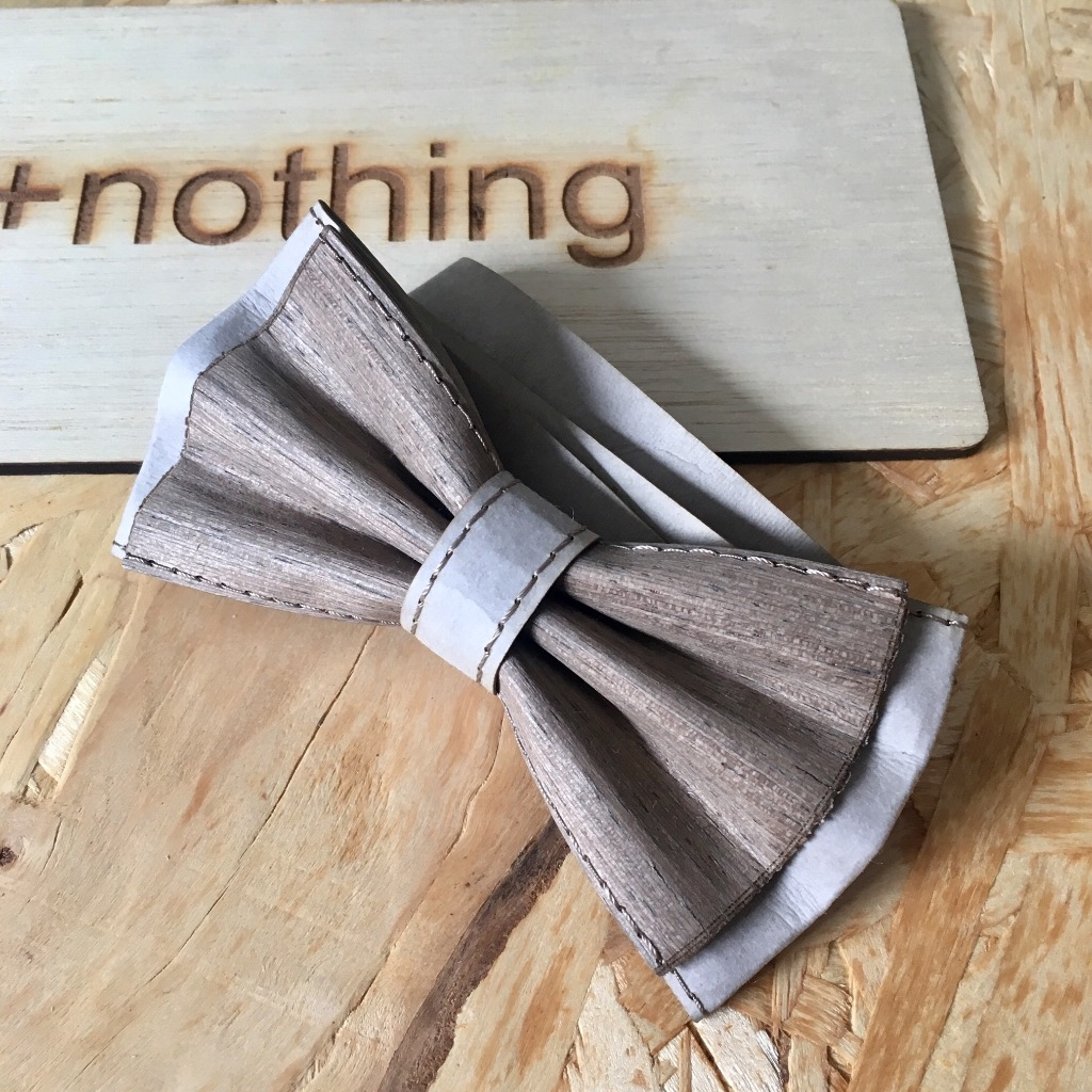 木製bow tie