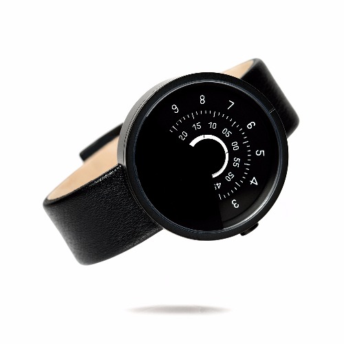 ANICORN 簡約轉盤設計 - 時尚自動機械手錶 Series 000 - BW